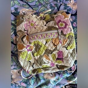 vera bradley drawstring bag